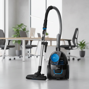 Philips 3000 Series PowerPro Compact FC9350/62 bagless vacuum cleaner with PowerCyclone 5 technology, Allergy H13 filtration, and powerful 1800W suction performance.